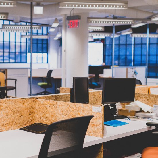WORKSPACE INSIDE TECHTOWN. PHOTO BY AMI NICOLE / ACRONYM