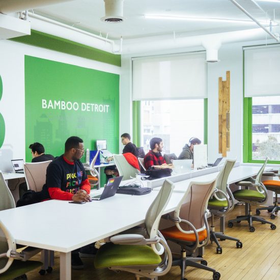BAMBOO DETROIT WORKSPACE. PHOTO AMI NICOLE / ACRONYM