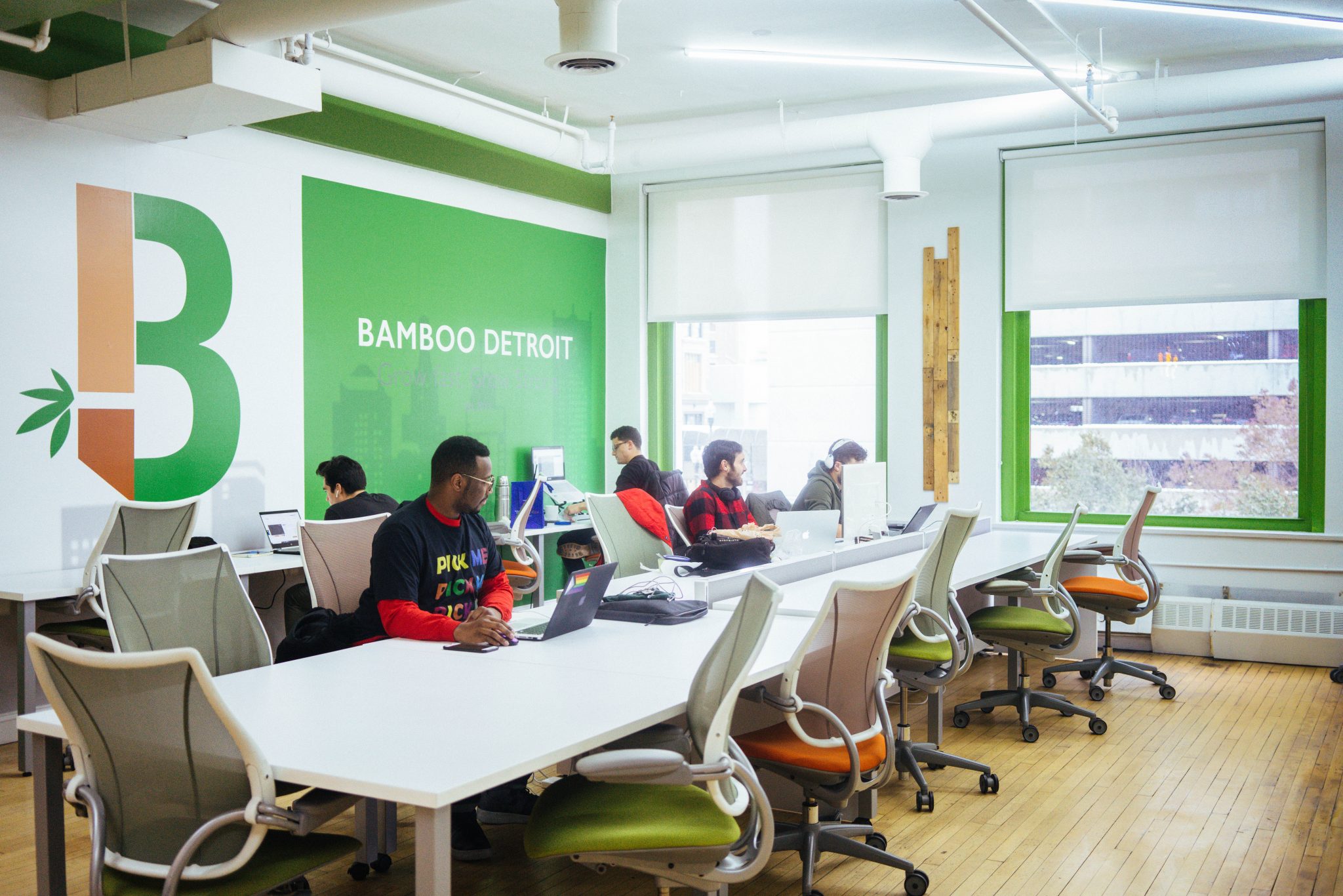 BAMBOO DETROIT WORKSPACE. PHOTO AMI NICOLE / ACRONYM