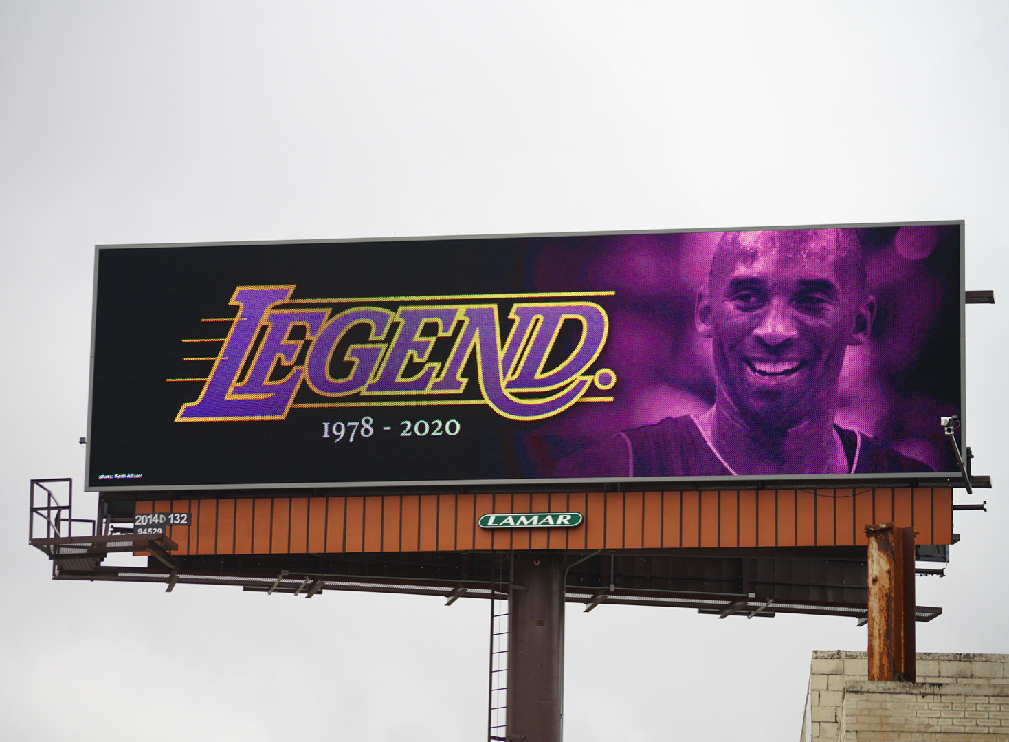 Kobe Bryant BILLBOARD ON I-94. PHOTO AMI NICOLE / ACRONYM