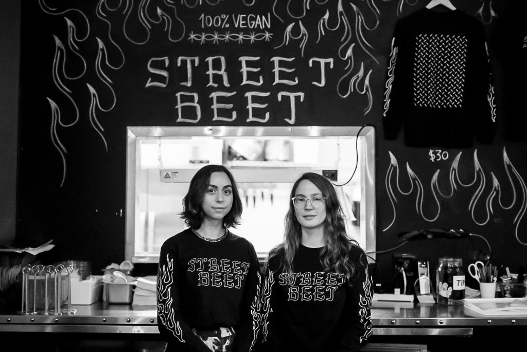 STREET BEET'S NINA PALETTA AND MEGHAN SHAW. PHOTO + VIDEO AMI NICOLE / ACRONYM