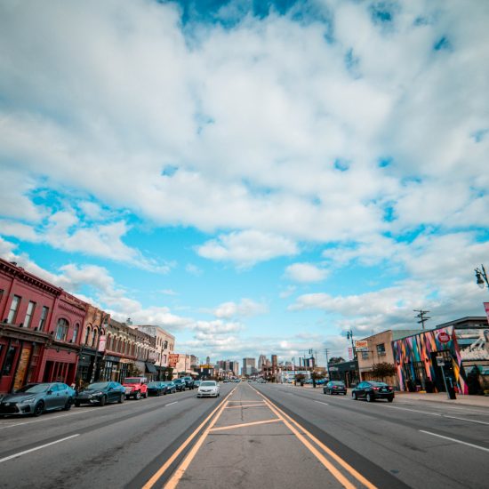curbside DETROIT'S CORKTOWN NEIGHBORHOOD. PHOTO AMI NICOLE / ACRONYM