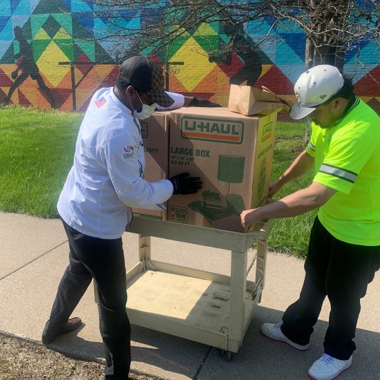 TABLE 2'S OMAR MITCHELLE DELIVERING MEALS SATURDAY TO NSO HOMELESS