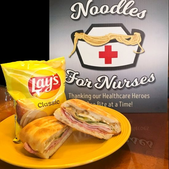 SAUCY JOE'S NOODLES FOR NURSES CAMPAIGN. PHOTO SAUCY JOE'S