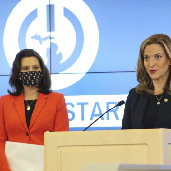 Michigan bars GOVERNOR GRETCHEN WHITMER AND MDHHS CHIEF DEPUTY FOR HEALTH AND CHIEF MEDICAL EXECUTIVE DR. JONEIGH KHALDUN.
