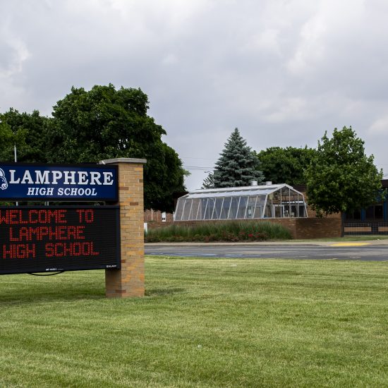 RESUME SCHOOL LAMPHERE SCHOOLS IS ONE DISTRICT PREPARING TO REOPEN WITH MULTIPLE PLANS. PHOTO JOHN BOZICK