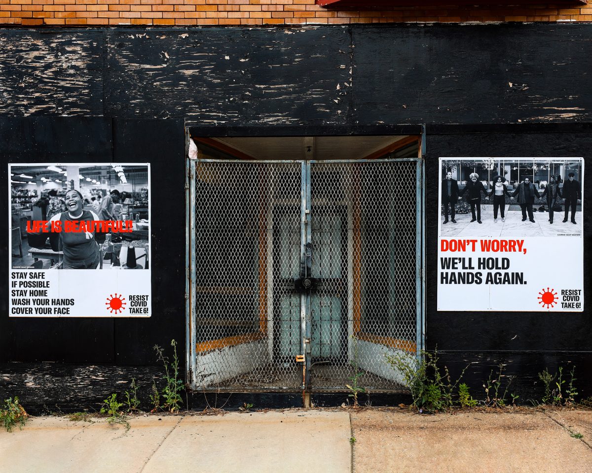 RESIST COVID|TAKE SIX; CAMPAIGN BY CARRIE MAE WEEMS