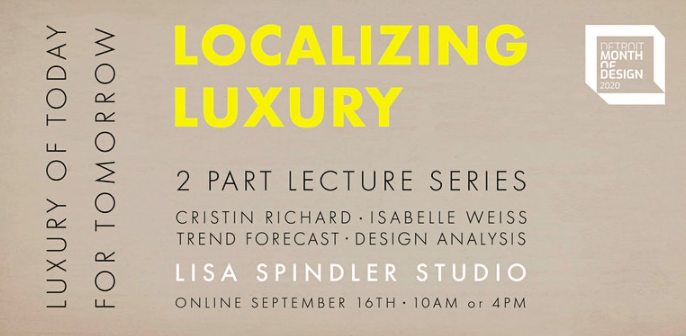 LOCALIZING LUXURY 2 PART LECTURE SERIES FLYER