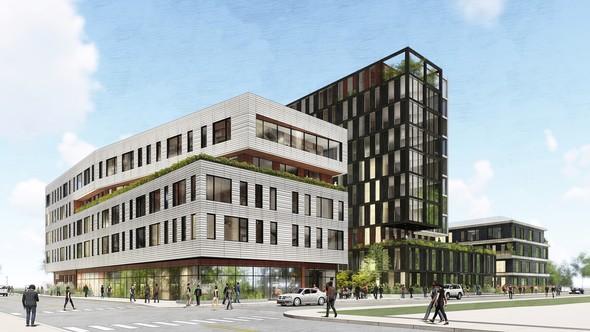 affordable housing: A RENDERING OF THE BRUSH WATSON DEVELOPMENT IN THE HISTORIC BRUSH PARK NEIGHBORHOOD