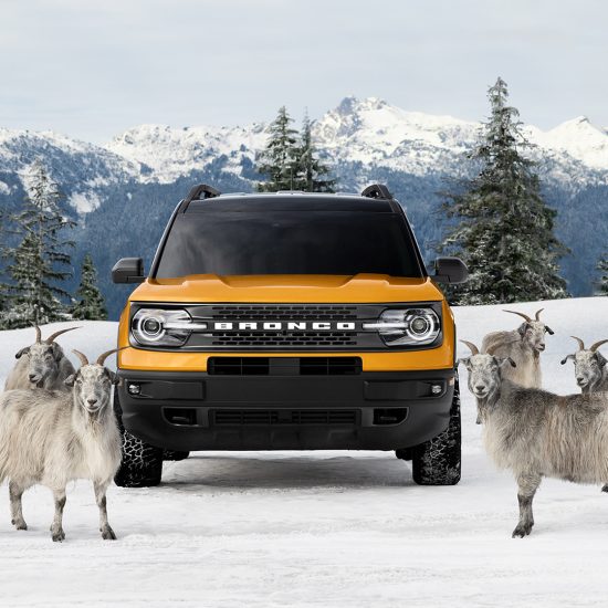 THE ALL-NEW BRONCO SPORT GOAT FAMILY. PHOTO FORD MOTOR COMPANY