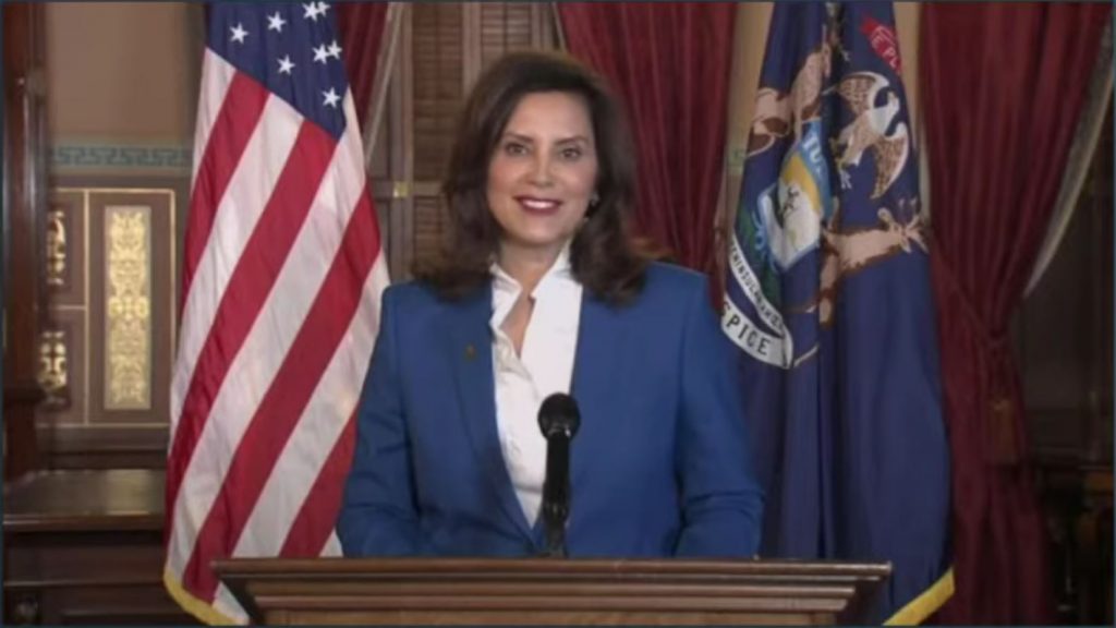 WHITMER DELIVERS HER VIRTUAL STATE OF THE STATE ADDRESS.