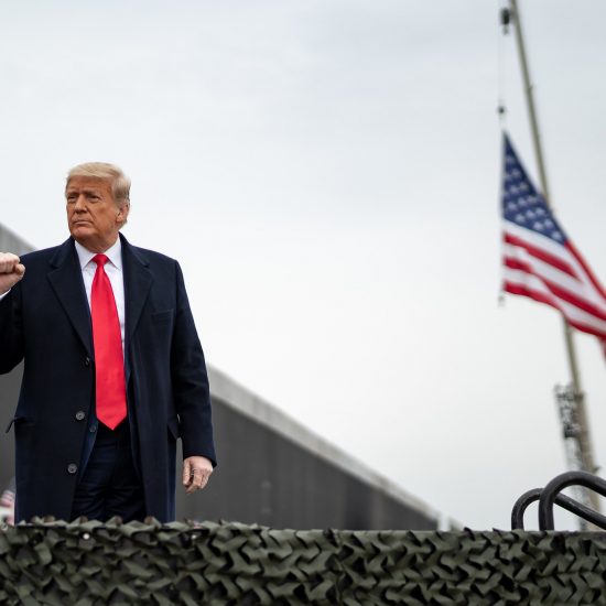 TRUMP IN TEAXS AMID THE WANING DAYS OF HIS PRESIDENCY. OFFICIAL WHITE HOUSE PHOTO BY SHEALAH CRAIGHEAD