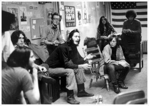 MEMBERS OF THE WHITE PANTHER PARTY IN DETROIT. PHOTO FROM MOCAD / SHOT BY LENI SINCLAIR 