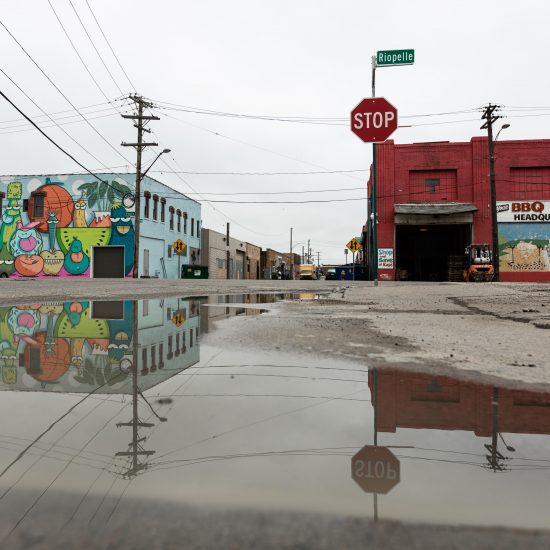 STORMWATER MANAGEMENT STANDING WATER IN EASTERN MARKET. PHOTO THE NATURE CONSERVANCY