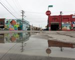 STORMWATER MANAGEMENT STANDING WATER IN EASTERN MARKET. PHOTO THE NATURE CONSERVANCY