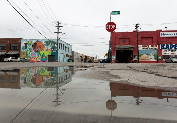 STORMWATER MANAGEMENT STANDING WATER IN EASTERN MARKET. PHOTO THE NATURE CONSERVANCY