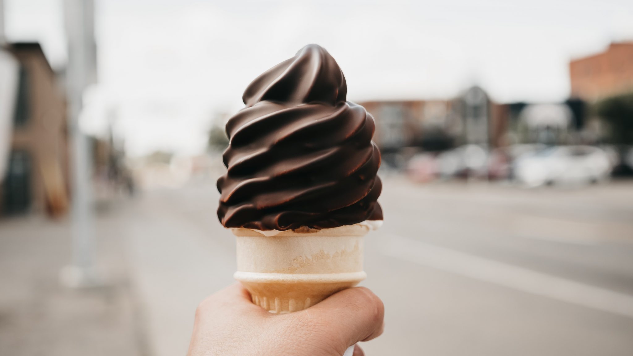 CHOCOLATE COATED SOFT SERVE ICE CREAM PHOTO DYLAN FERREIRA DETROIT