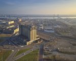 AERIAL VIEW OF MICHIGAN CENTRAL LOOKING SOUTHEAST. COURTESY OF FORD