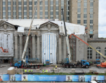 LAST CAPITAL BEING PLACED ON MICHIGAN CENTRAL STATION