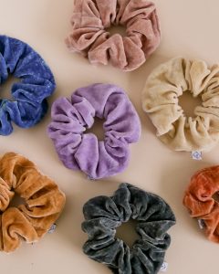 Rosemarine Textiles scrunchies