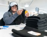 CARHARTT BEANIES BEING MANUFACTURED AT THE ISIAC FACTORY