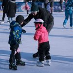 ice skating with children