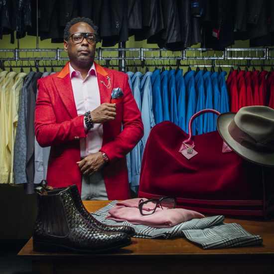 RUFUS BARTELL, OWNER OF SIMPLY CASUAL ON THE AVENUE OF FASHION