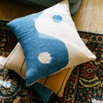 Rosemarine Textiles yin yang pillows 