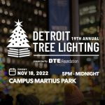 19th annual detroit tree lighting campus martius