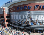 FORD FIELD, HOME OF THE THANKSGIVING LIONS GAME