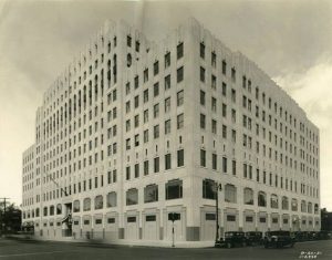 VINTAGE PHOTO OF ALBERT KAHN BUILDING, PHOTO HISTORICDETROIT.ORG/ PINTEREST
