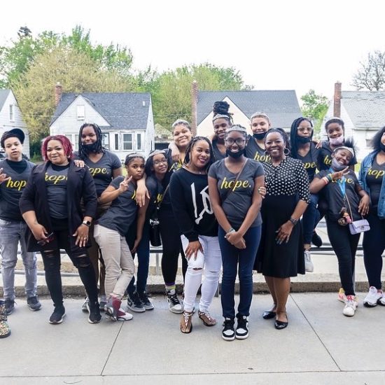 YOUNG GIRLS WITH THE IMAGINE MENTORING PROGRAM, PHOTO COURTESY OF FOUNDER, LATONYA L. GARTH