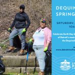 dequindre cut spring cleanup