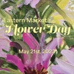 Official Flower Day Poster by detroit artist and painter, Cydney Camp