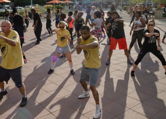 WORKOUT WEDNESDAY WITH FIRST RESPONDERS 4 FITNESS, PHOTO @DOWNTOWNDET ON INSTAGRAM