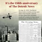 detroit news 150 years