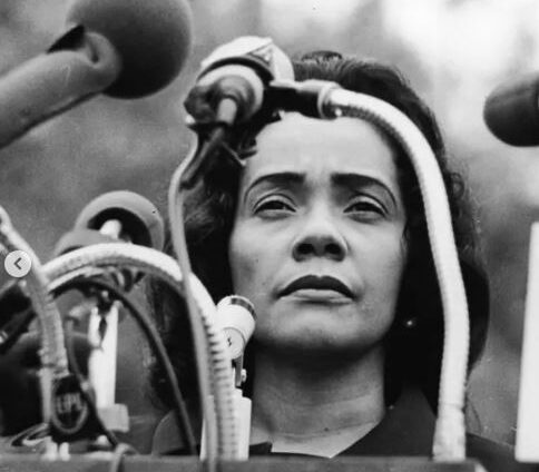 CORETTA SCOTT KING SPEECH, PHOTO @BASBLUEUS ON INSTAGRAM