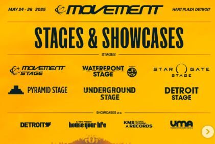 Your Movement 2025 stage lineups are here