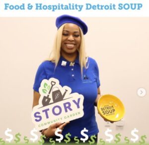 STORY COMMUNITY GARDEN WINS 2025 DETROIT SOUP COMPETITION, PHOTO @STARTWITHBUILD ON INSTAGRAM