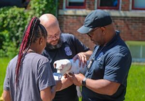 FIELD SERVICE TEAM LENDING A HAND, PHOTO MICHIGAN HUMANE/ @MHUMANE ON INSTAGRAM