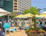 BRISA BAR BEACH DURING SUMMER AT CAMPPUS MARITUS PARK, PHOTO @BRISABARDETROIT ON INSTAGRAM