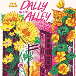 Dalley in the Alley 2025 Poster by Angie Coe