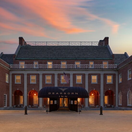 Dearborn Inn Exterior. Isaac Maiselman Photography