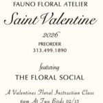 Valentines Day 2026 Fauno Floral Detroit Instagram Page Fauno Floral Atelier in Detroit Celebrates Valentine's Day 2026 With a Preorder
