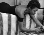 MAYA ANGELOU, WORKING FROM BED
