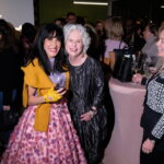 Aya left with launch event guests