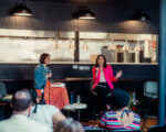 SENATOR CHANGE AND KATY TRUDEAU CEO OF EASTERN MARKET SPEAKING AT BUSINESS OF FOOD SUMMIT 2026