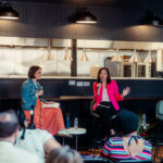 DSC09812 SENATOR CHANGE AND KATY TRUDEAU CEO OF EASTERN MARKET SPEAKING AT BUSINESS OF FOOD SUMMIT 2026