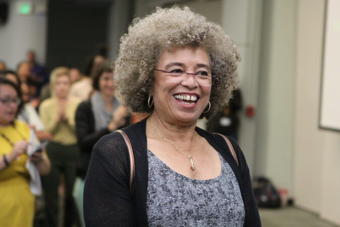 MLK ANGELA DAVIS AT A PREVIOUS EVENT. PHOTO BY SHAWN CALHOUN ON FLICKR
