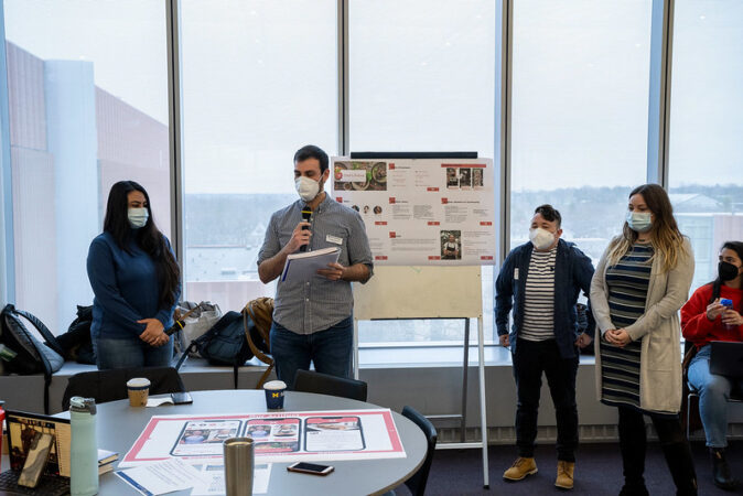 STUDENTS PRESENTING RESTAURANT BUSINESS MODELS